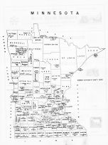 Minnesota State Map, Blue Earth County 1962